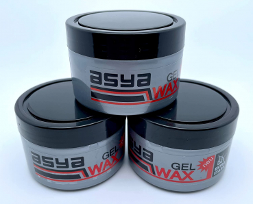 3x Asya Extra Starkes Styling Wax (100 ml)